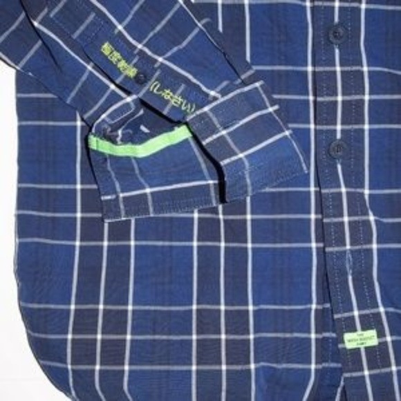 Superdry men's plaid long sleeve - Picture 4 of 8